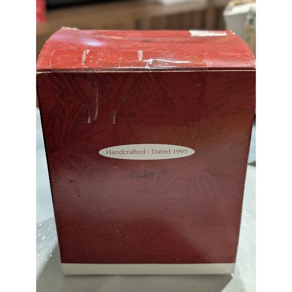 1995 Hallmark Keepsake “Heaven’s Gift” Nativity Ornaments Set of 2 w/Box - Picture 12 of 12